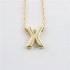 Fashionable necklace, accessory, chain for key bag  with letters, European style, wholesale