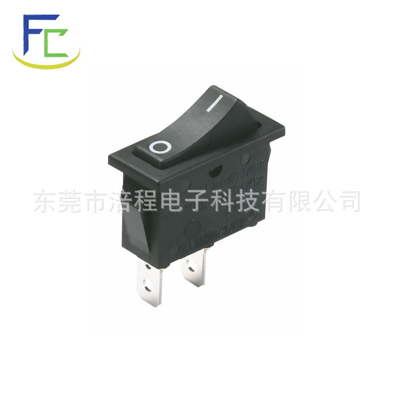 直销小型翘板开关大电流 16A 船型开关 电源开关 方形翘板开关