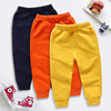 Children's autumn colored knitted trousers for boys for leisure, children's clothing