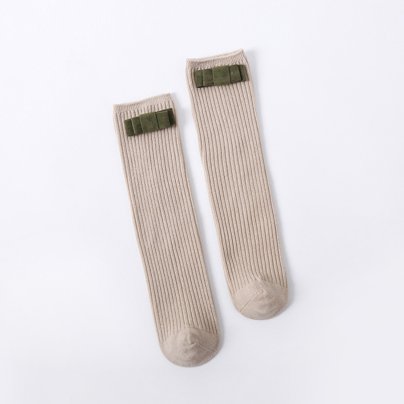 19 nuevos calcetines largos de primavera y otoño de los NIÑOS Calcetines largos de las niñas sin talón-calcetines de bebé recién nacido