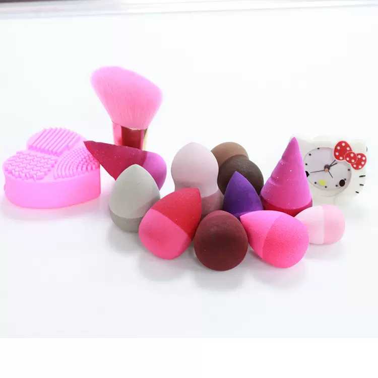 硅胶粉扑干湿两用镀硅胶涂层贴硅胶片美妆蛋加工复合硅橡胶日用