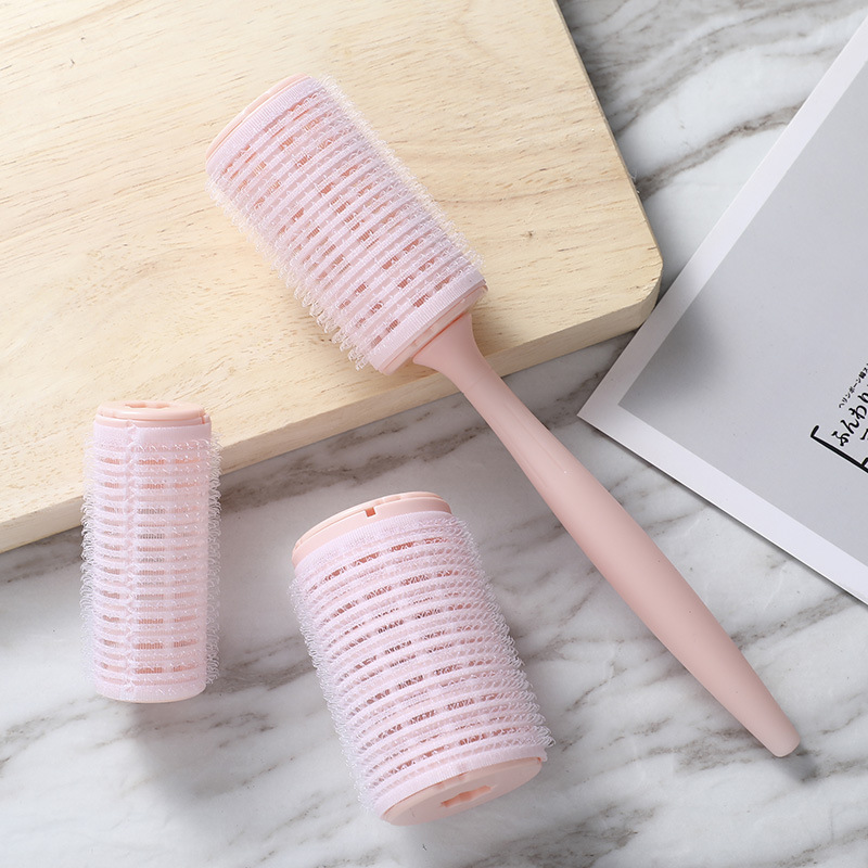 Marian empalmado aire de ocho palabras flequillo rizador de pelo plástico que forma artefacto de fijación mullido rizador de pelo autoadhesivo