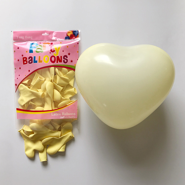 2,2G arreglo de cumpleaños de globo en forma de corazón Día de San Valentín confesión romántica globo en forma de corazón globo macaron al por mayor