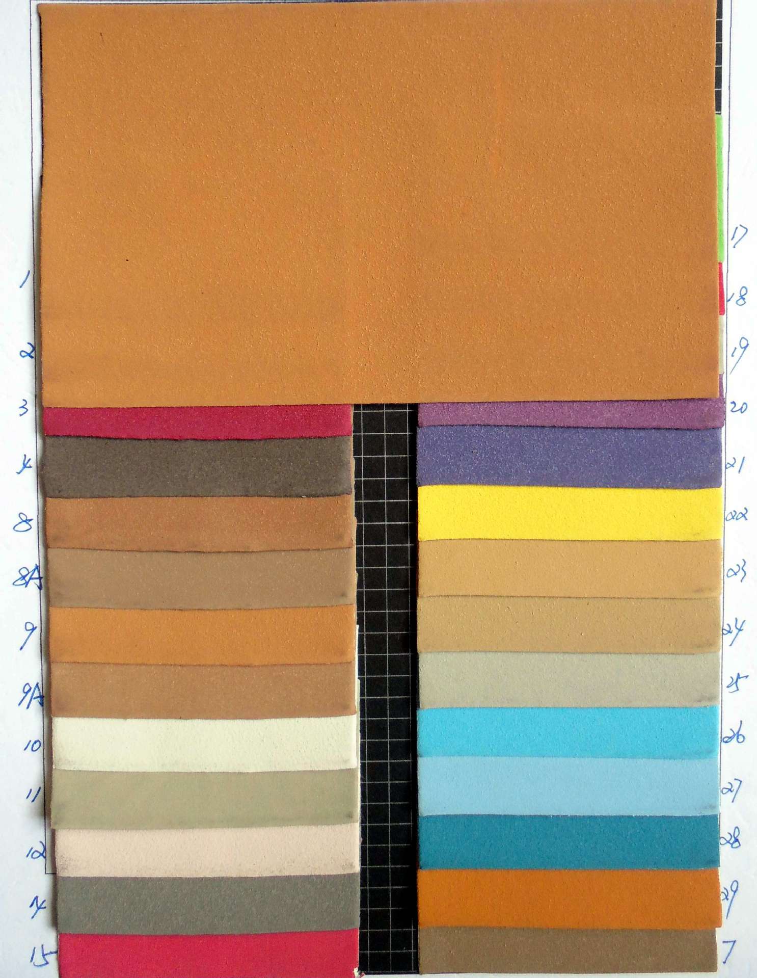 厂家直销 ＰＵ皮革 羊巴革 羊巴戈 现货供应