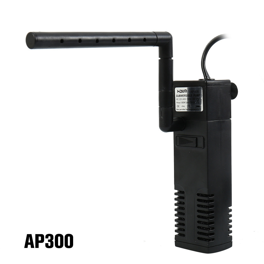 Foreign trade thermal sales aquarium filter diving built -in filter fish tank waterfall rain dumping filter pump small 3W 4