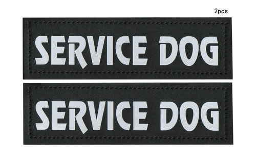 Glow-in-the-dark Velcro animal vest collar stamp service dog in training pet harness patch