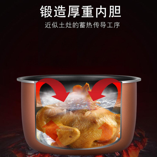 Chigo Electric Pressure Cooker Household Fully Automatic Intelligent Pressure Regulating Pressure Cooker 6L 5L Scheduled Reservation