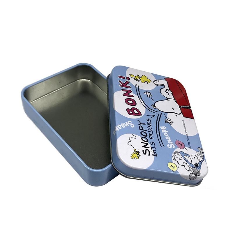 马口铁长方形天地盖铁盒糖果薄荷糖润喉糖包装小铁盒 免费拿样