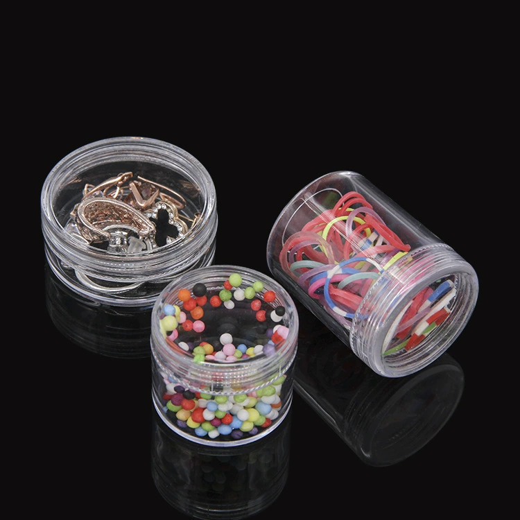 PS Большая пустая бутылка 5 6 7 см Дорожная косметика в бутылках Маленький образец запечатанная круглая коробка Маленькая круглая коробка