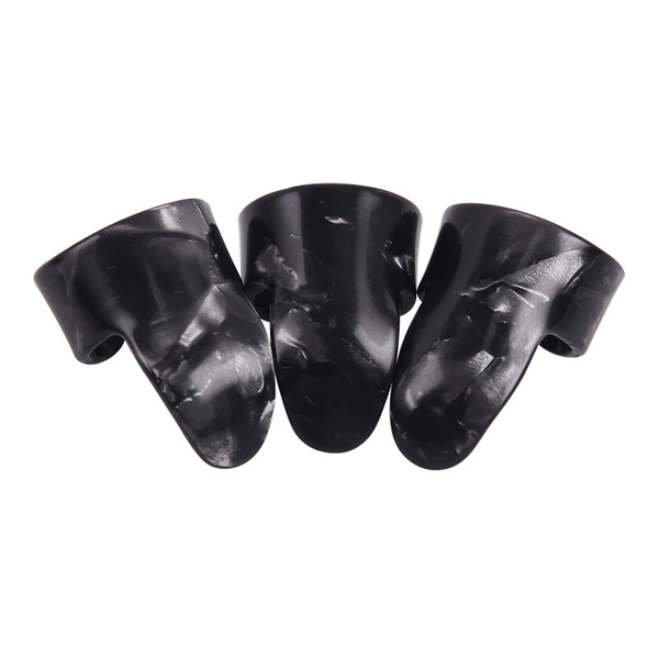 Black, on index finger