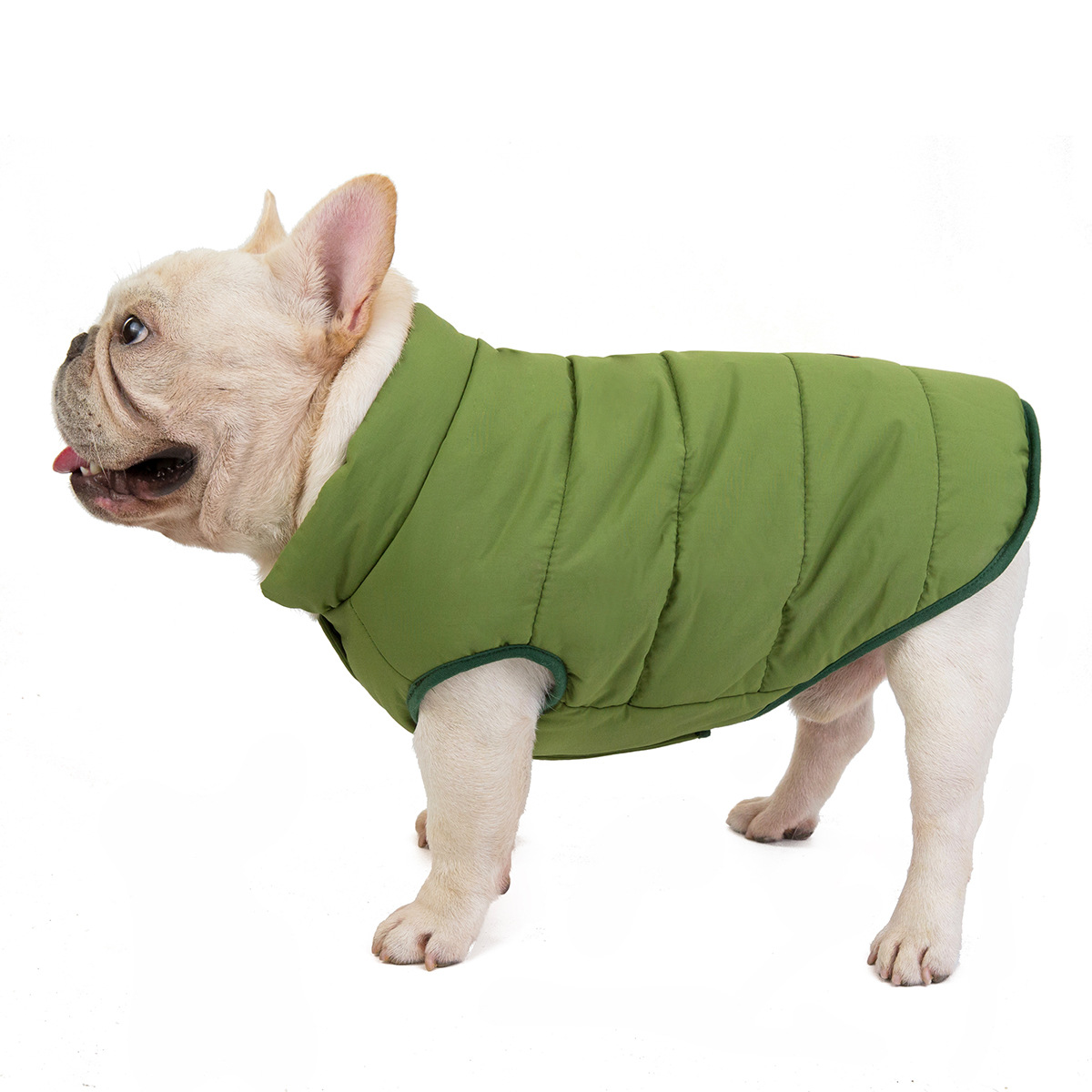 Ropa para mascotas ropa para perros Bulldog jingba PUG Shappi perro Otoño e Invierno Nuevo 18 Bulldog Chaleco de algodón