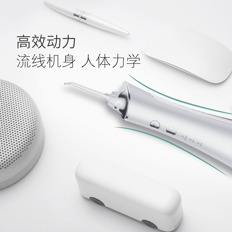 Electric Tooth Rinser, Tooth Cleaner, Tooth Cleaner, Water Flosser, Oral Household Adult Nozzle, Portable Handheld