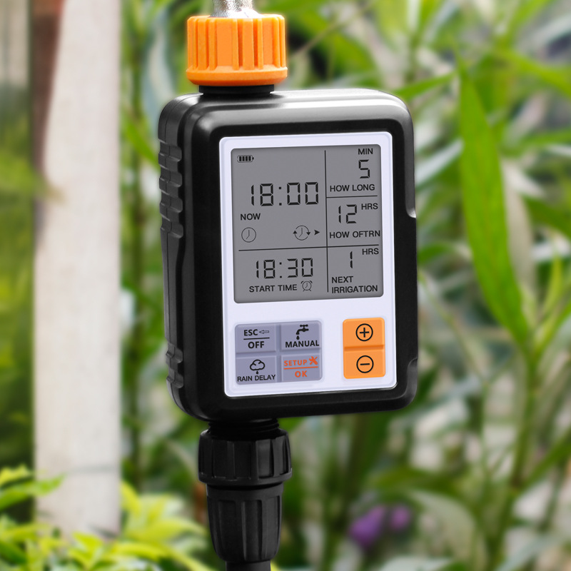 Home Timing Valve Outdoor Garden Irrigation Controller Solenoid Valve Timer Garden Automatic Watering Flower Watering 2