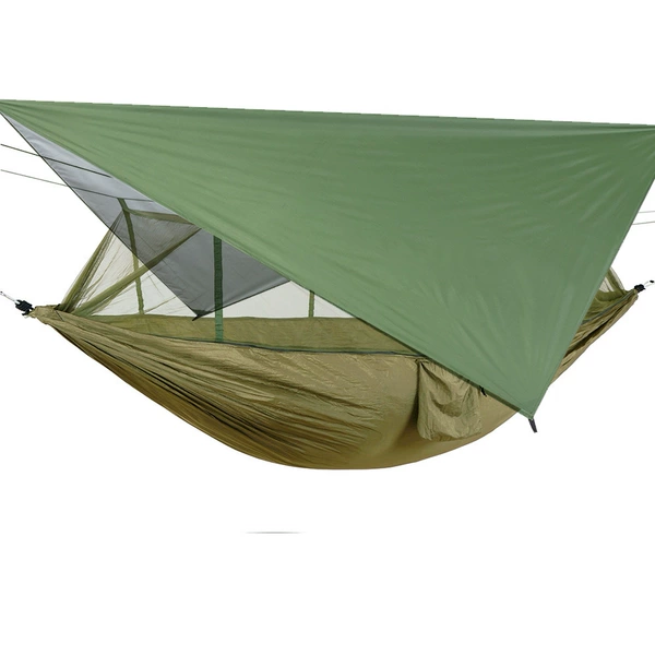 Military green mosquito net + Military green sky curtain
