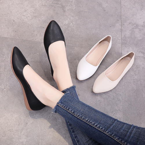 Women's simple shoes 2019 autumn new casual shoes fashion shoes wedge mom shoes Korean style women's shoes