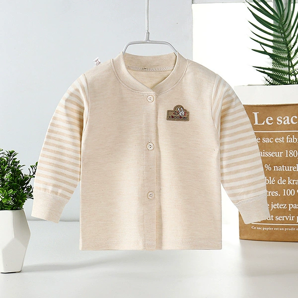 Colored cotton single top with khaki folio