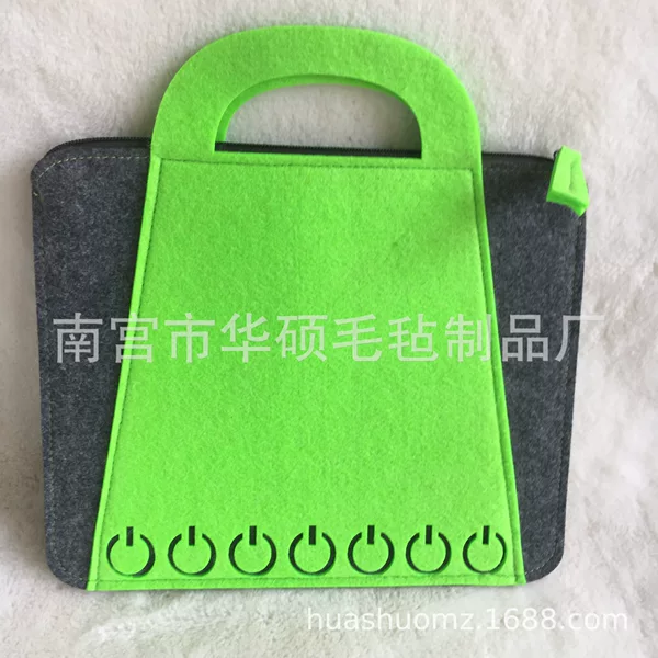 Supply Felt Laptop Bag Laptop Felt Computer Bag Tablet PC Protective Cover File Felt Bag