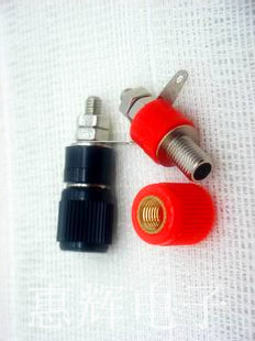 直销逆变机带铜圈919B 910B工业中号接线柱  音箱插座4MM接线柱