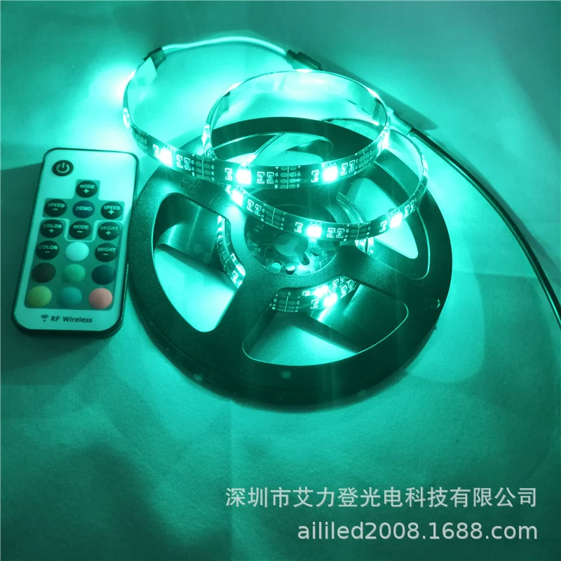 Светодиодная лента 17-клавиш RF5050 5V с USB5V RGB подсветка лента телевизионной подсветки