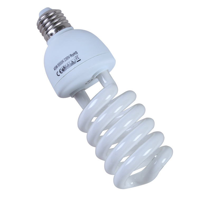 Professional Photography Light Bulb 5500K Color Temperature 45W Energy-Saving Light Bulb White Light Broadcast Light Studio Light Professional Photography Light Bulb 5500K Color Temperature 45W Energy-Saving Light Bulb White Light Broadcast Light Studio Light