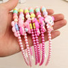 Children's hair accessory girl's, beads, cartoon headband, hairpins for princess, wholesale