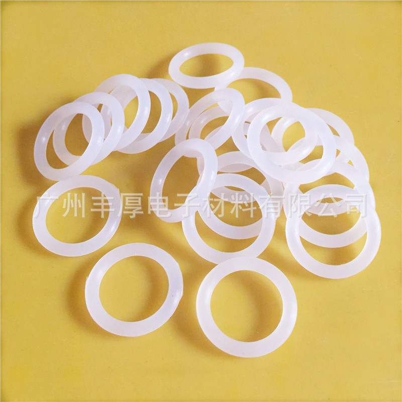 白色透明硅胶O型圈 15*11*2防水硅胶圈 耐腐蚀耐酸碱氟胶密封圈