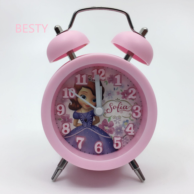 新款hot 2寸闹钟卡通创意mini迷你款 学生床头闹钟kt 复仇联盟3D