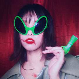 外星人搞怪眼镜 个性另类造型墨镜搞笑道具 恶搞玩具派对用品批化