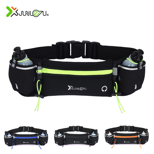 Cross-border hot selling multifunctional water bottle waist bag sports fitness belt bag close-fitting waterproof running mobile phone waist bag