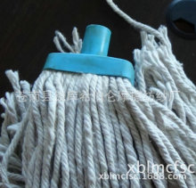 可拆卸替换棉纱拖把头 批发纺棉纱拖把头 家用塑料拖把配件