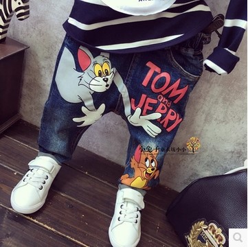 Demi-season jeans for boys