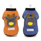 Домашняя одежда для собачьей одежды осень и зимний питомец в новом стиле две ноги хлопковая одежда с двумя футами.