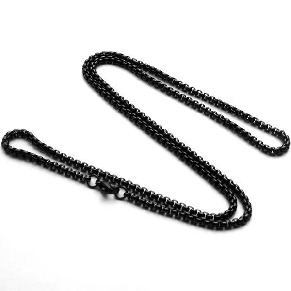 square necklace stainless steel from pearl