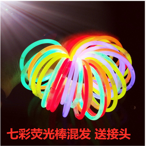 Cross-border best-selling glow sticks set, DIY glow sticks, glow party sticks, home gathering glow toys