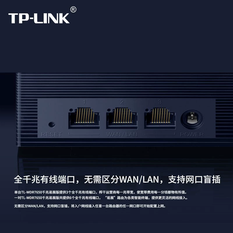 TP-Link TL-WDR7650 Gigabit Easy Exhibition Edition набор 1900M двухдиапазонный гигабитный роутер