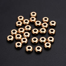 DIY饰品配件 保色电镀 合金隔片 算盘珠 光面珠 发簪流苏手串隔片