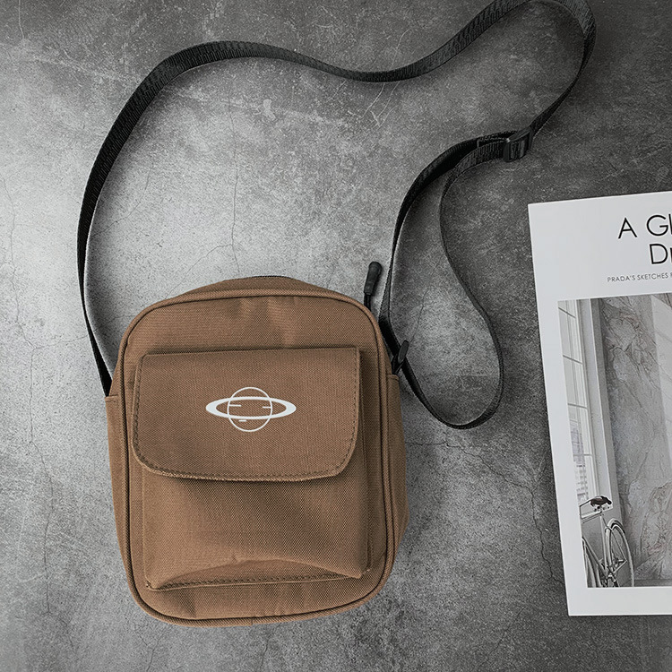 Bolsa pequeña de estilo elegante japonés y coreano simple versátil pequeña bolsa de tela fresca bolsa de hombro bolsa crossbody bolsa de entrega de una pieza