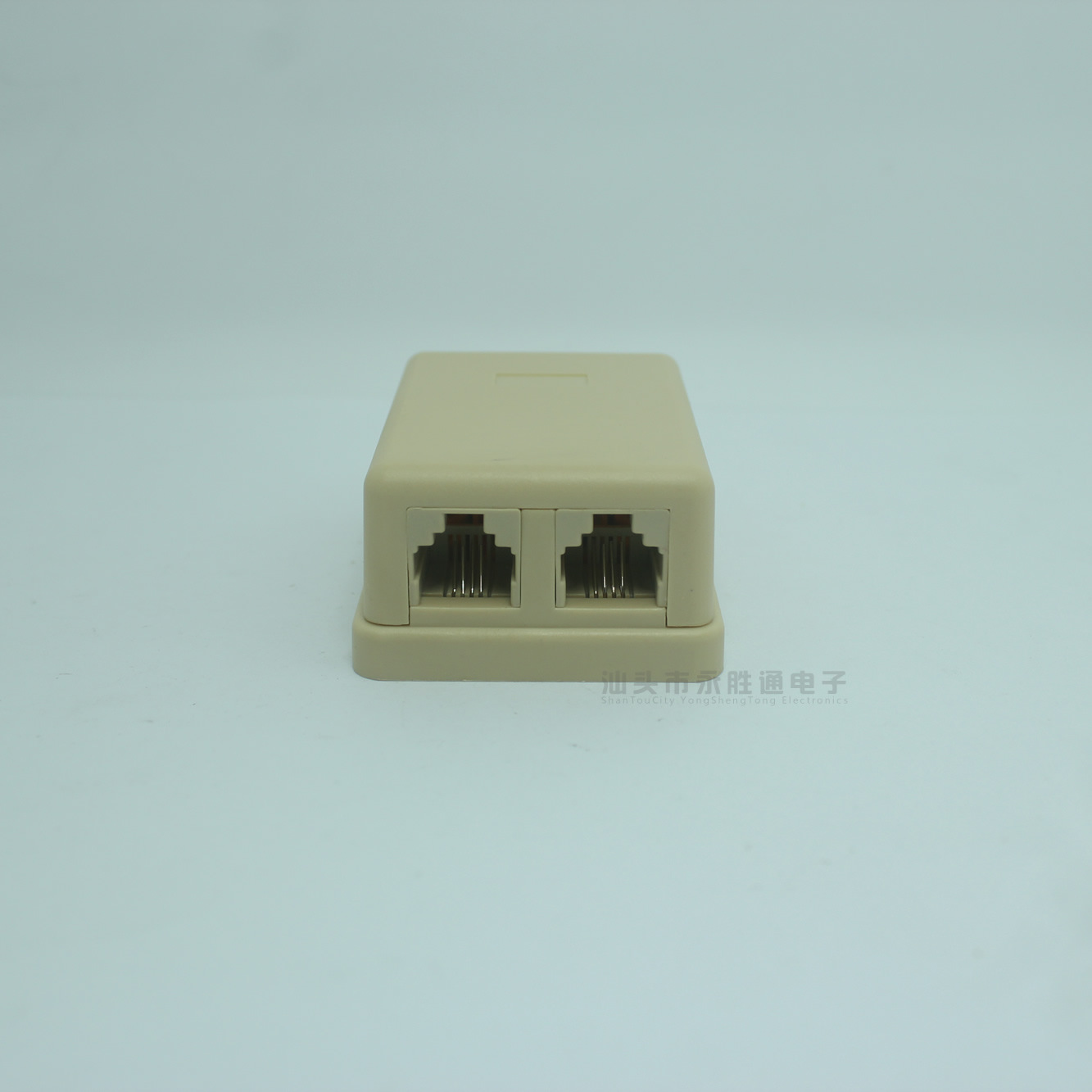 Professional manufacturer phone wiring box 6P4C dual -hole telephone…