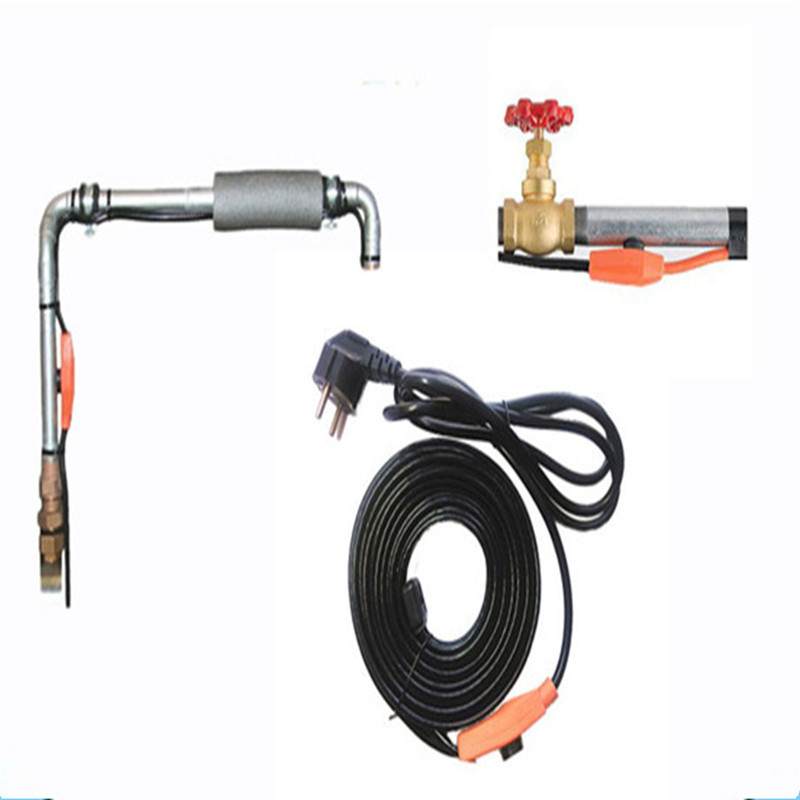 1M 户外用PVC水管加热电缆 管道加热电缆