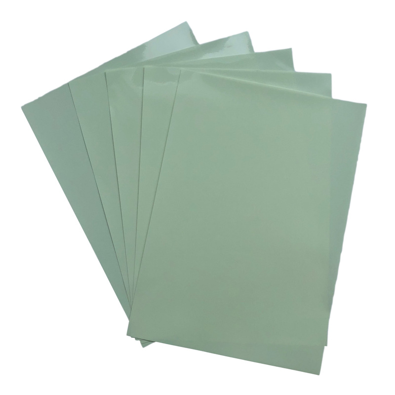 A4 adhesive-backed luminous photographic paper luminous film White background Blue Light Green Light orange light violet luminous card sticker mobile phone case logo