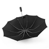 Automatic folding umbrella for double, big retroreflective windmill toy for car, fully automatic