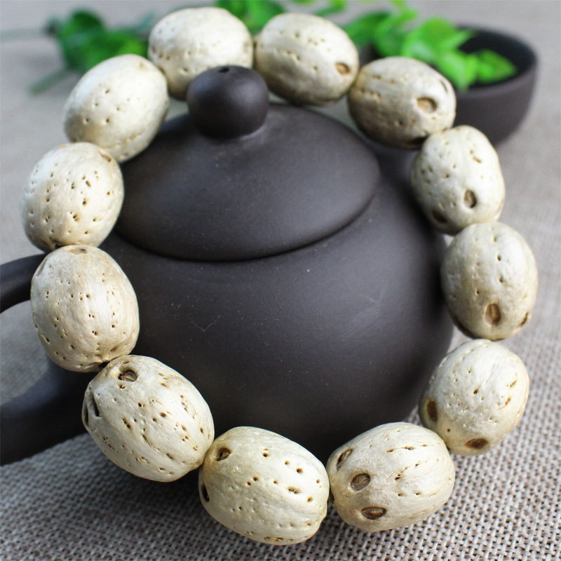 Factory wholesale five-eye six-way Bodhi bracelet text play beads beads bracelet men's and women's five-eye fruit stall supply