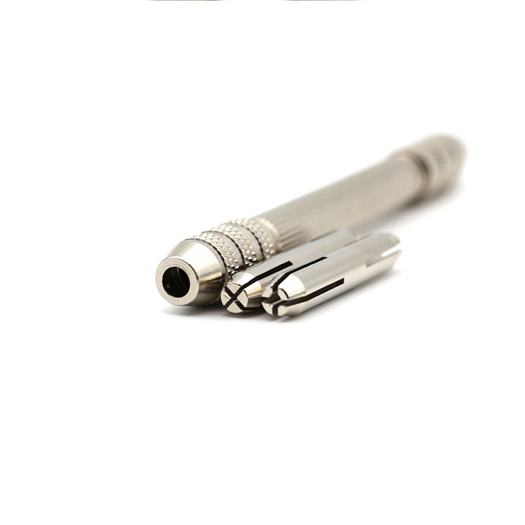 0-3,2mm de malla de doble cabeza de bloqueo taladro de mano multiusos Winder giro de alambre de cobre Chuck mano giro de mano giro Taladro