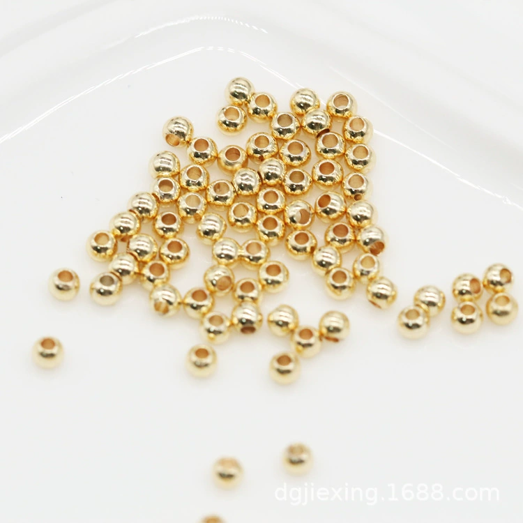 Accessory, glossy accessories, copper beads, DIY, 24 carat
