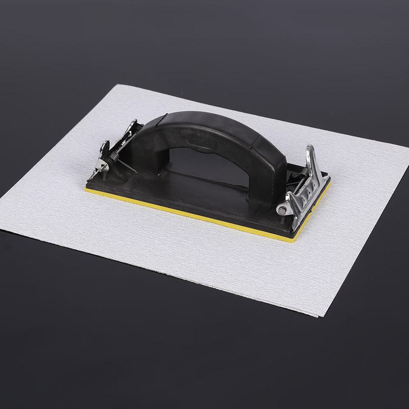 Fábrica en stock estante de mango negro pequeño marco universal carpintería madera talla lija estante hecho a mano estante de cuero esmerilado