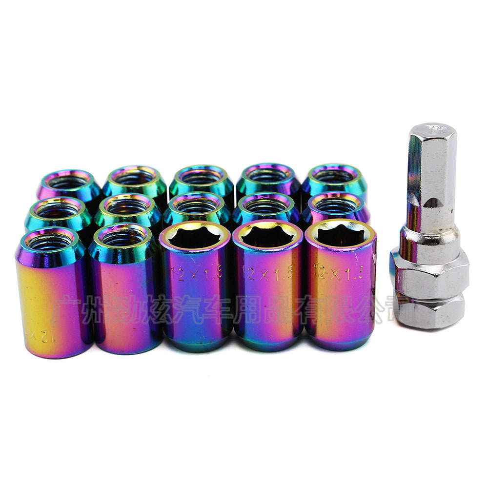 Tuerca antirrobo para llantas - Hexagonal, tornillo de seguridad para ruedas de coche