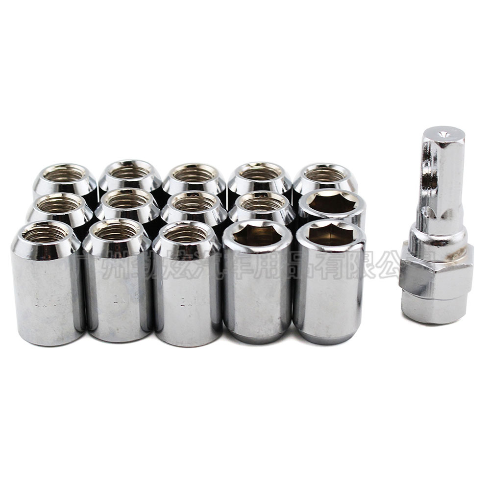 Tuerca antirrobo para llantas - Hexagonal, tornillo de seguridad para ruedas de coche