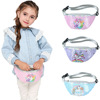 Children's one-shoulder bag, cartoon nail sequins, belt bag, small bag for leisure, cute chest bag