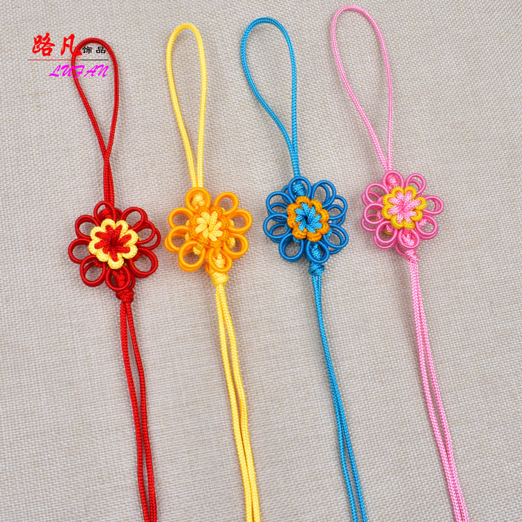 Lu Fan Sunflower Chinese Knot Pendant Jewelry Accessories Clothing Luggage Pendant Car Hanging Accessories Large Quantity Excellent Price