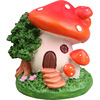 Jewelry with accessories with clove mushrooms, resin, mushroom house, micro landscape